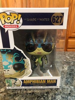 Funko Pop Movies The Shape of Water “Amphibian Man” #627 Vinyl Figure.  Brand New Never Opened. Mint condition .  Has been on display in a cabinet wit
