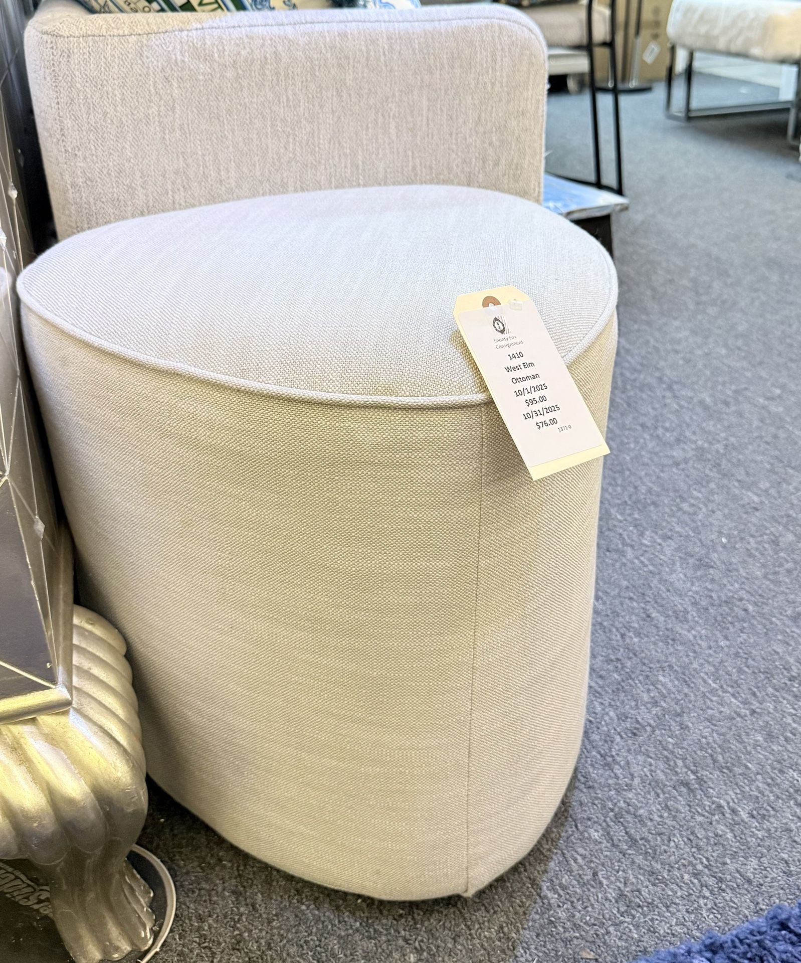 West Elm Ottoman - 50% OFF OFFER!!!