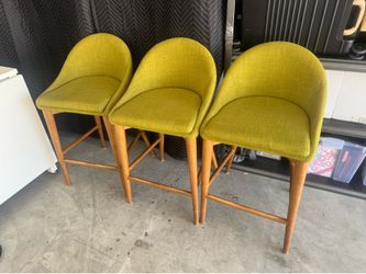 3 Barstools by Eurostyle
