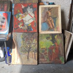 Make Me An Offer For All TMake Me An Offer For All These Pieces Have More For Any Art Dealer Or Somebody That Wants To Buy Paintings Come Check Me Out