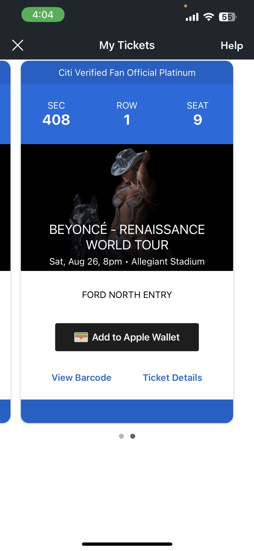 Beyoncé 8/26