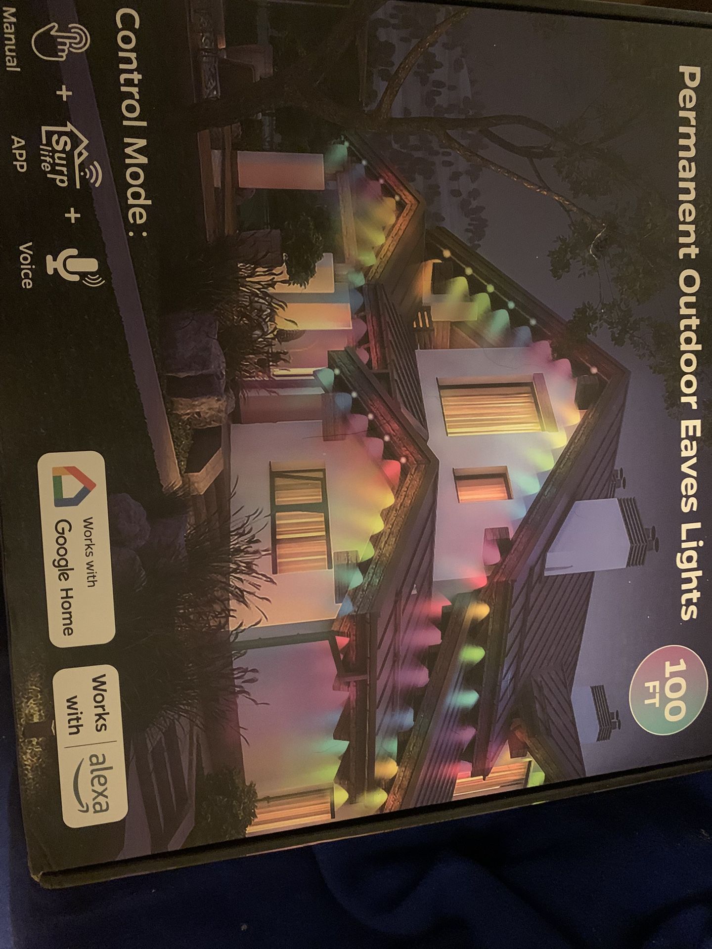 Permanent Outdoor Eaves Christmas Lights Like Govee Lights