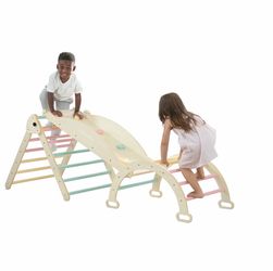 NEW Delta Children Lil’ Climber Gym - Wooden Indoor Climbing Gym Playground for Kids