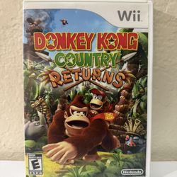 Nintendo Wii Donkey Kong Country Returns 