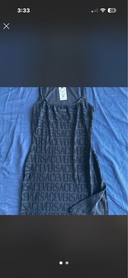 Versace Allover mini dress sz 40 Small