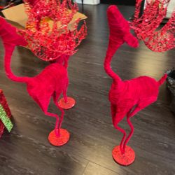 Christmas , Nye , New Year Decor , Reno , Red Decor Props 3 Pieces For Sale Together All Of Them For $30