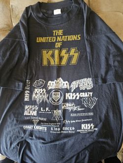 Vintage KISS Fanzine Convention shirt 1990