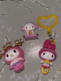 My Melody Sanrio Mini Figures Lot of 3