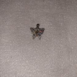Silver Butterfly Charm