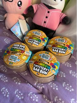 VIRAL Squishy Rainbow Mystery Bao Bun Dumpling Golden Bao