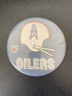 Houston Oilers 6” Vintage NFL Button Pin