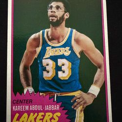 1981-82 Topps Kareem Abdul-Jabbar # 20 NM-MT