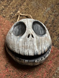 Jack skellington resin mask art piece by edyn rashae