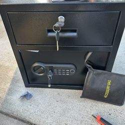 Brand New Heavy Duty Drop Safe With Drawer  For $90