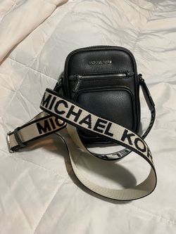 Michael Kors Black Leather Crossbody Bag