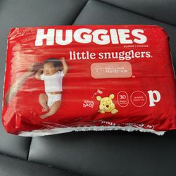 Two Packs 30 Count each Huggies Preemie Diapers 