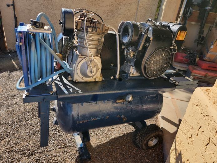 Mobile Air Compressor Big Gas Engine