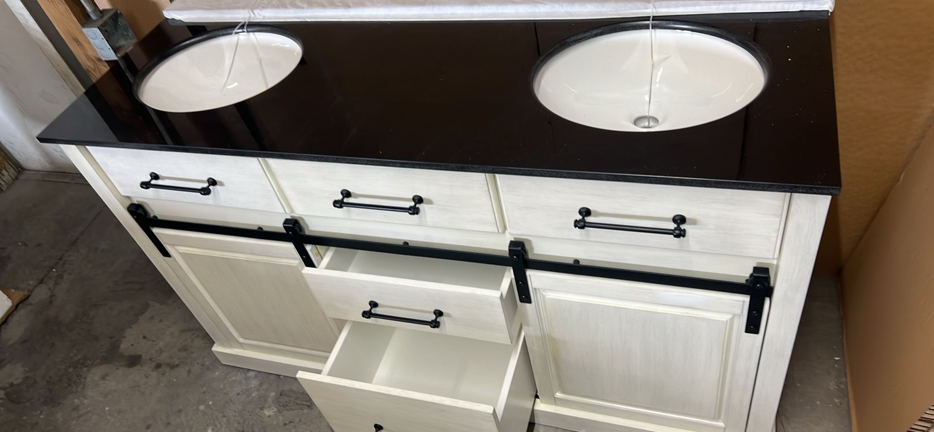 Bathroom, Vanity, Double Sink, 60 Inch