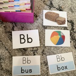 Alphabet Letter Sound Picture Cards - No Screen Way To Practice Literacy Skills (ages 2-7)