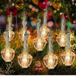 Christmas Bubble Lights,Vintage Light String Set 11Ft 9 Clear Bubble Fluids with Gold Glitter (Plus 1 Spare Bulbs)