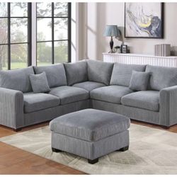 Sectional With Ottoman Brand New In Box 