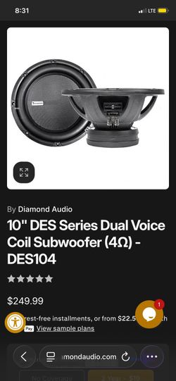 10inch subs with box