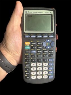 TI-83 plus. Graphics calculator