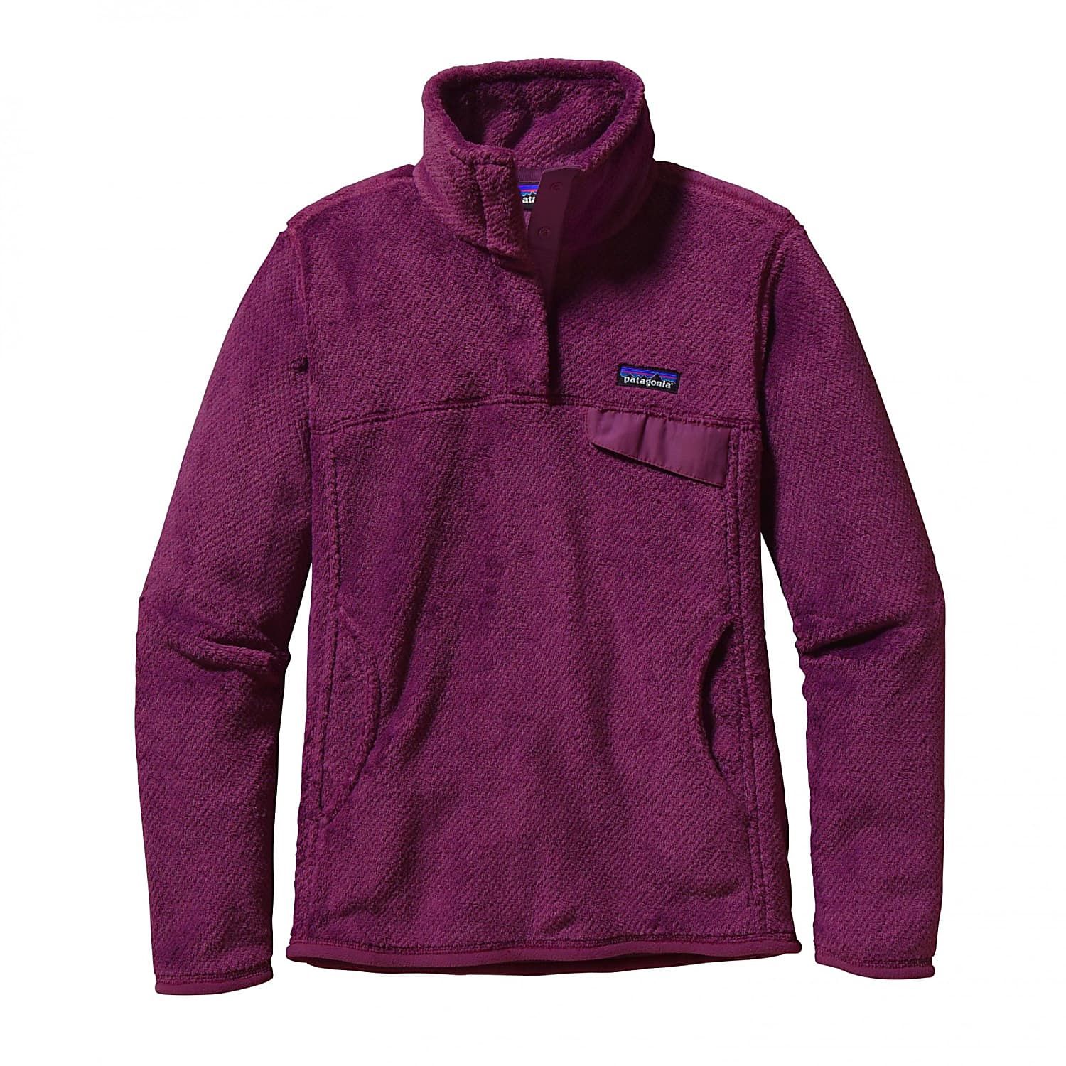 Patagonia women’s size XS plum pullover snap t