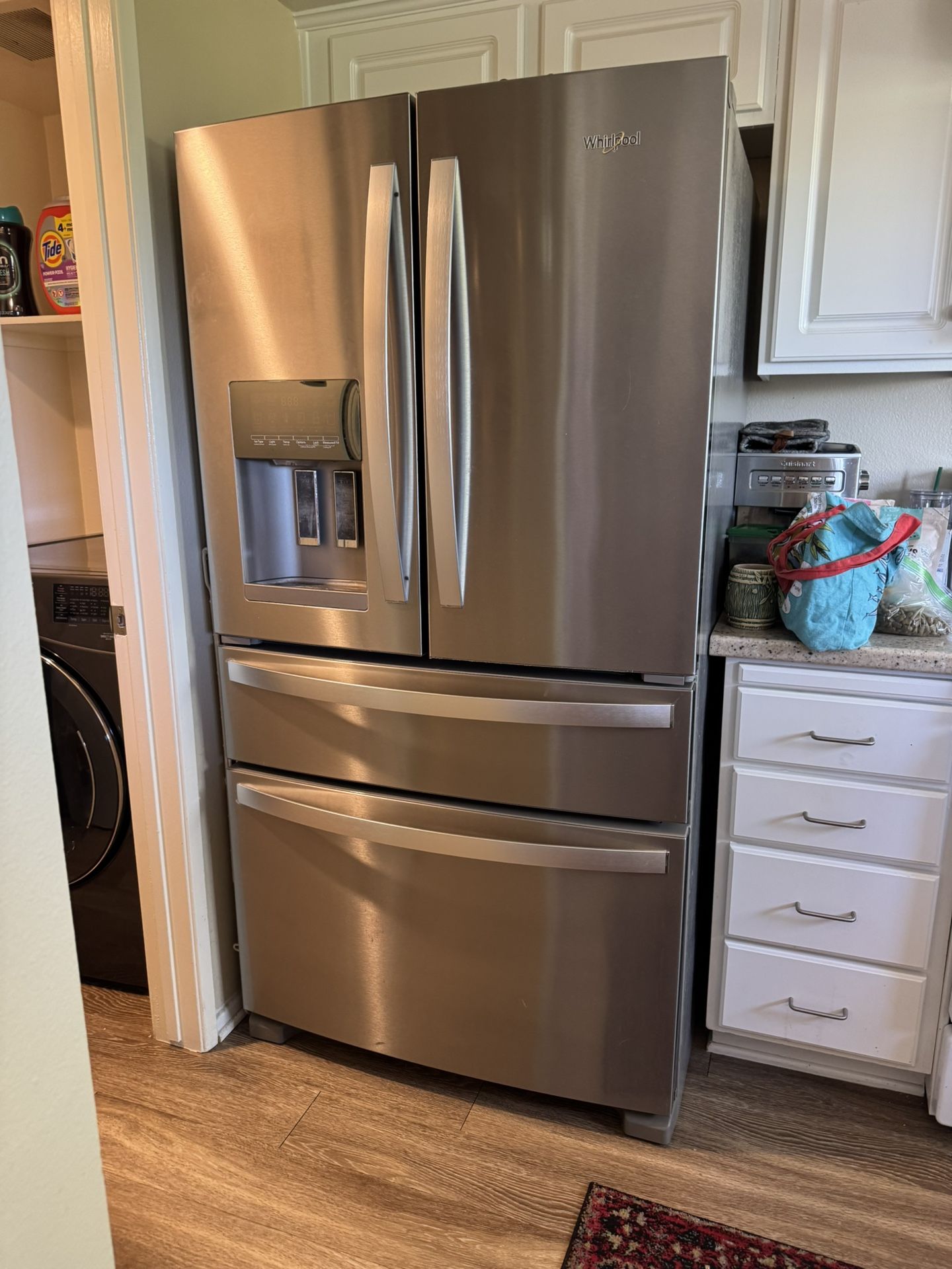 Whirlpool French Door Refrigerator / Freezer Stainless Steel