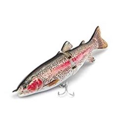 Fishing Lure for Bass Multi Jointed Swim bait, Lifelike Curve Swimming Fishing Lure, Hunter for Bass, Slow Sinking Swim Bait