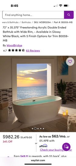 Free Standing Soaking Tub