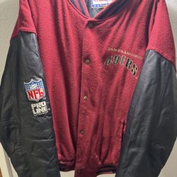 Vintage 49ers Leather Jacket 