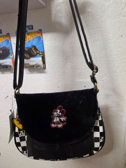 Loungefly Checkered Mickey Crossbody