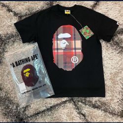 Bape Burberry Shirt  Brand New