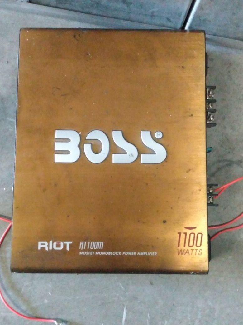 Boss Car Amplifier
