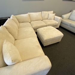 New Sectional Sofa w/ottoman 