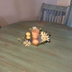 Easter Floral With Candle Centerpiece 