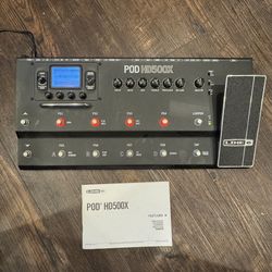 Guitar Multi-Effects Pedal Board - Line6 POD HD500X