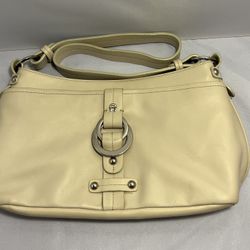 Vintage Etienne Aigner Taupe Leather Purse Shoulder Bag