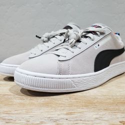 PUMA BMW Motorsports X Suede Men's Sneakers (7.5)(9/Women's) Grey 