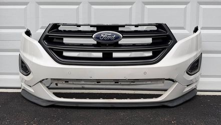 WHITE FORD EDGE 2015 2016 2017 2018 FRONT BUMPER