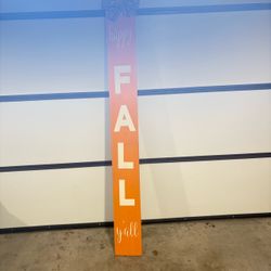Happy fall front door decor $25