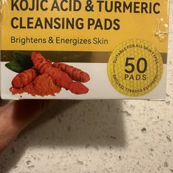 Turmeric And Kojic Acid Cleansing Pads 50 Count