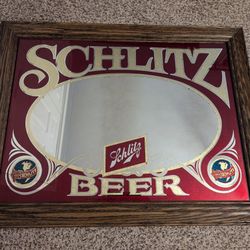 Vintage Schlitz Mirror 