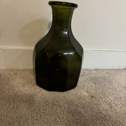 Gorgeous Jade Colored Glass Vase