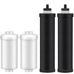 AQUA CREST Filters Replacements For Berkey® BB9-2&PF-2&Gravity Filter System