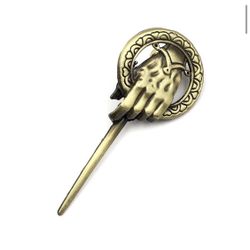 Game Of Throne Hand Of The King Or Queen Brooch Pin Bronze