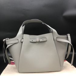 Tory Burch Small Romy Tote Light Granite