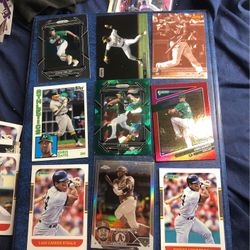 Oakland A’s Baseball Cards Ft. ‘23 Prizm Green Cracked Ice, 2 Sepia Parallels, Stat Line Variation And More!