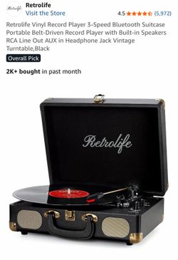 Vintage Turntable Record Player